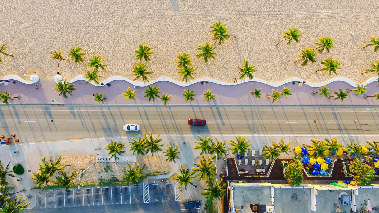 Miami Beach overhead